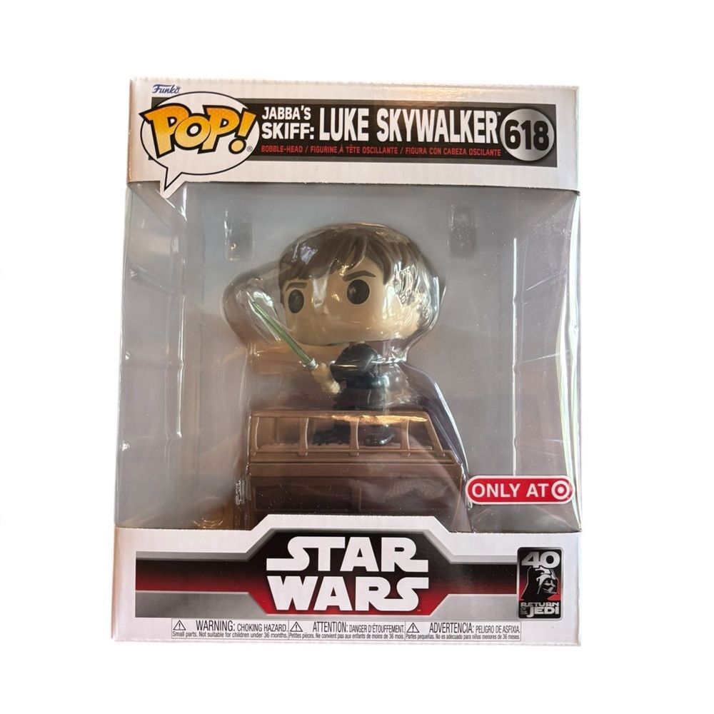 Funko Pop Star Wars Jabba’s skiff Luke skywalker 618